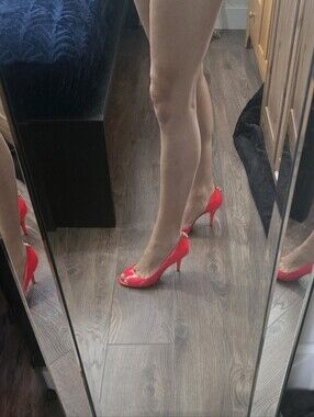 Michael Kors Coral Hamilton Open Toe flex Stiletto Size 8